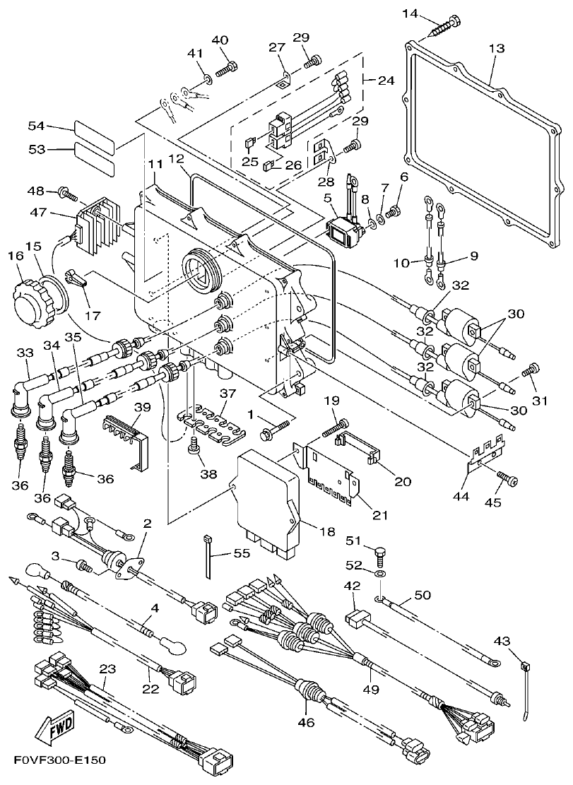 Yamaha A1 ELECTRICAL 1 parts diagram